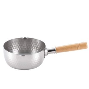 Pentola Yukihira Giapponese in Acciaio Inox e manico in Legno D.18,6 cm