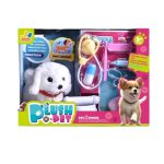 Cagnolino Peluche Interattivo con Kit Veterinario