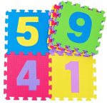 Tappetino puzzle numeri 10 pezzi