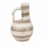 Vaso Decorativo in Ceramica con Manico 27x17 cm - Effetto Vintage