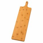 Tagliere Rettangolare in Bambù con Manico - Tagliere da Cucina Naturale - immagine 3